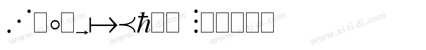 Neographik MT字体转换